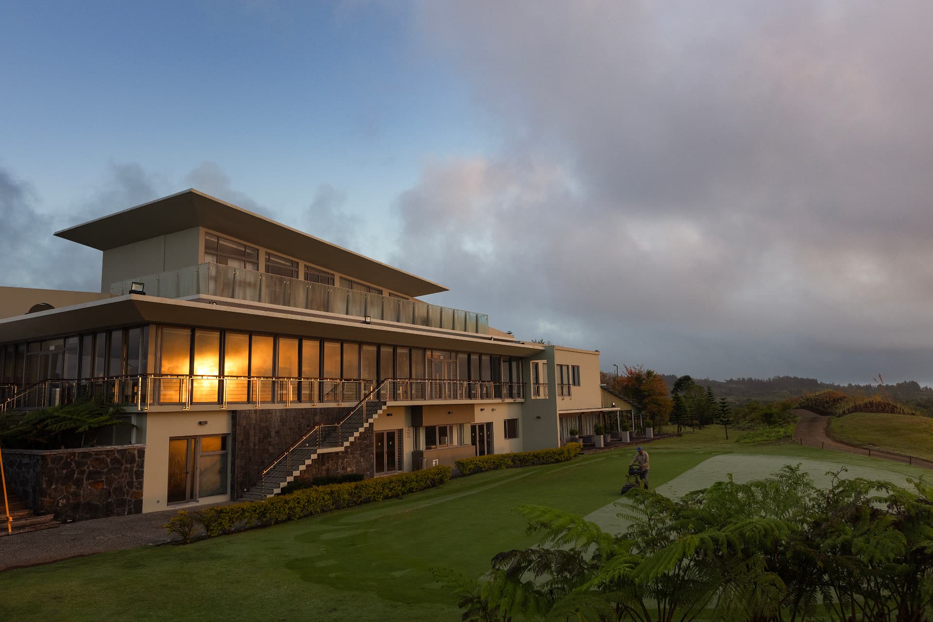 Fairway at Avalon Golf Estate framed by highland forest